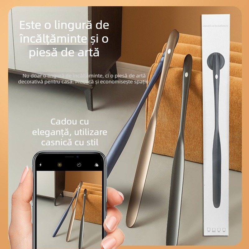 Încălțător magnetic extins pentru a purta pantofi fără a se apleca, ridicător de pantofi pentru vârstnici și femei însărcinate, ridicător de pantofi din plastic de înaltă calitate transfrontalier și lingură de pantofi