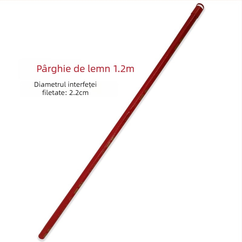 Mătură spiralată din lemn, mâner din lemn masiv, 96CM, mâner lung din lemn, mătură Tiao lungă, pentru uz casnic, fabrică și școală