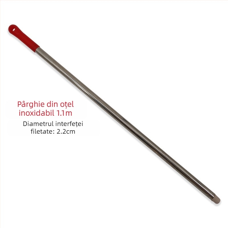 Mătură spiralată din lemn, mâner din lemn masiv, 96CM, mâner lung din lemn, mătură Tiao lungă, pentru uz casnic, fabrică și școală