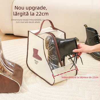 Geantă de depozitare pentru încălțăminte din PVC nețesut, convenabilă pentru încălțăminte și geantă pentru încălțăminte, rezistentă la umiditate și praf, pentru uz casnic transfrontalier