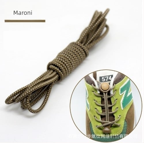 Șireturi leneșe pentru bărbați și femei, pantofi sport elastici fără cravate pentru copii, pantofi mici albi, fără cravate, cataramă la modă, elastică, personalitate