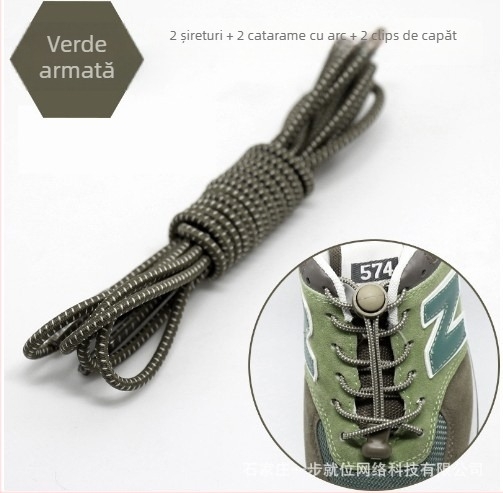 Șireturi leneșe pentru bărbați și femei, pantofi sport elastici fără cravate pentru copii, pantofi mici albi, fără cravate, cataramă la modă, elastică, personalitate