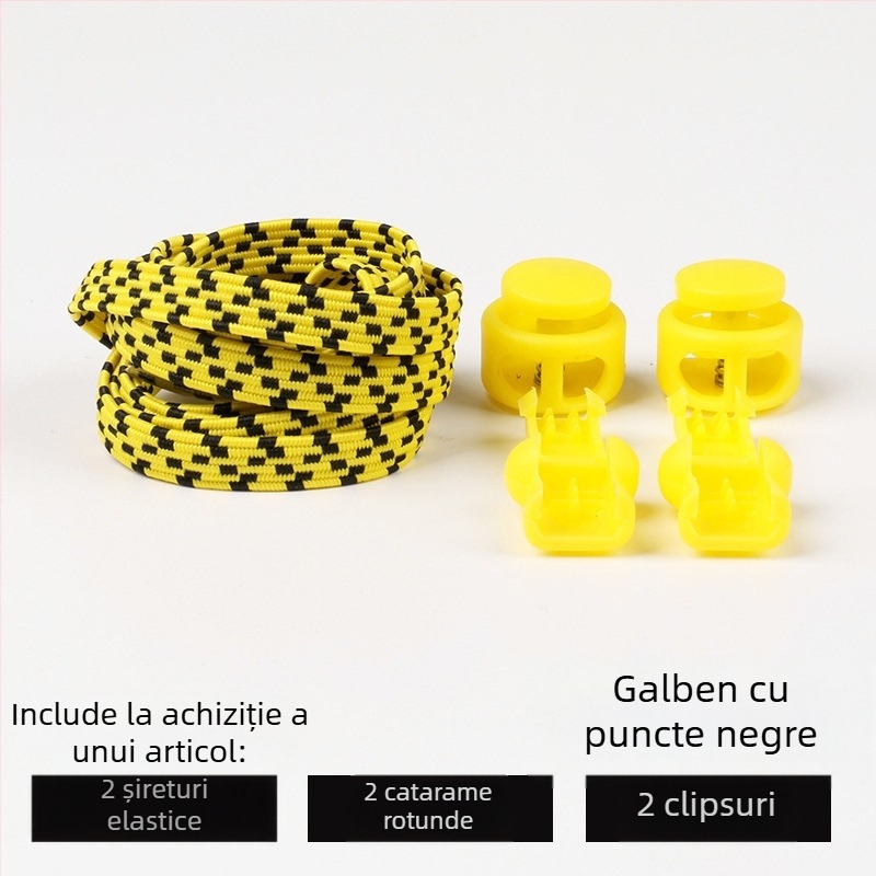 Șireturi leneșe pentru bărbați și femei, pantofi sport elastici fără cravate pentru copii, pantofi mici albi, fără cravate, cataramă la modă, elastică, personalitate