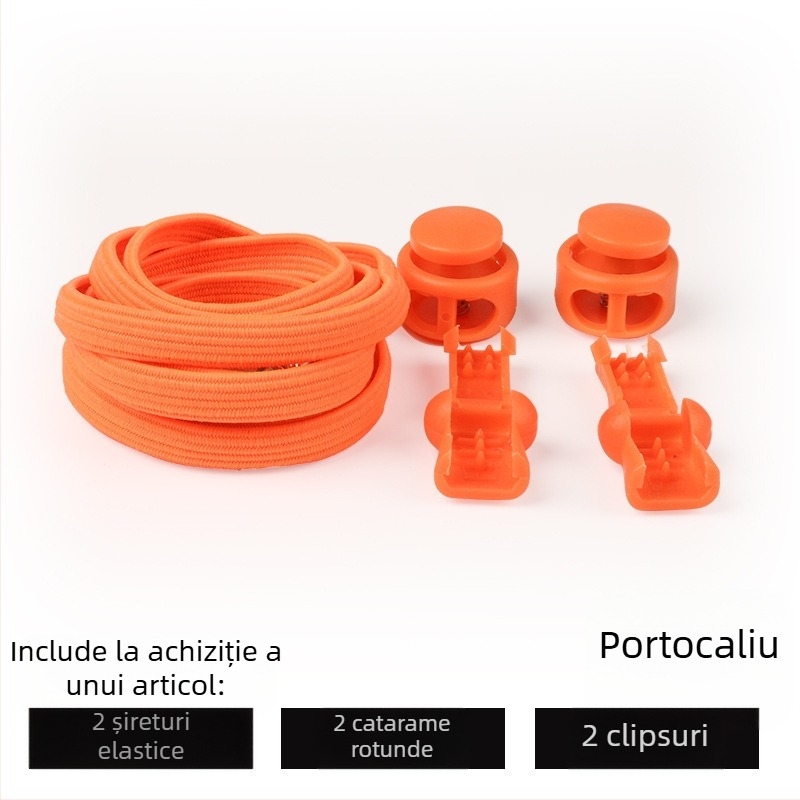 Șireturi leneșe pentru bărbați și femei, pantofi sport elastici fără cravate pentru copii, pantofi mici albi, fără cravate, cataramă la modă, elastică, personalitate