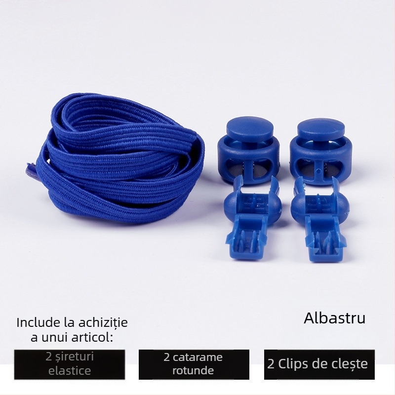 Șireturi leneșe pentru bărbați și femei, pantofi sport elastici fără cravate pentru copii, pantofi mici albi, fără cravate, cataramă la modă, elastică, personalitate