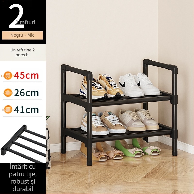 Suport pentru pantofi simplu pentru ușă, depozitare interioară, artefact, mic, îngust, pentru închiriere, dulap pentru pantofi pentru dormitor, multistrat, economie de spațiu