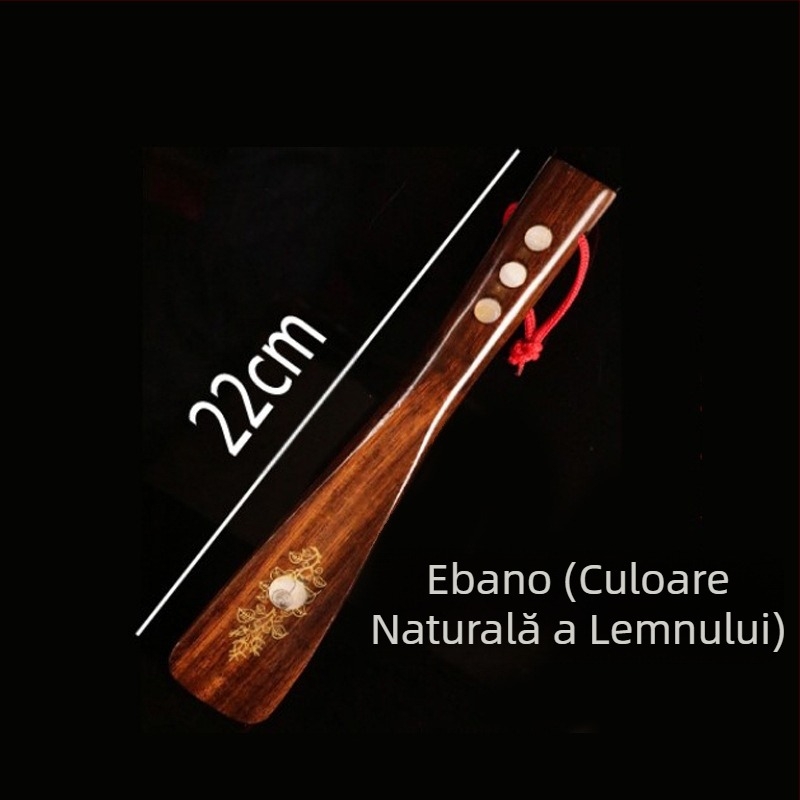 En-gros, meșteșuguri din mahon, extractor de pantofi lungi din lemn, imprimare, pantofi cu mâner lung, ridicare de pantofi din abanos, extragere de pantofi de uz casnic