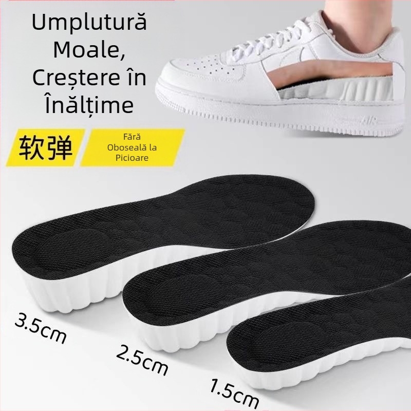 Brant interior sporit cu senzație de călcâi pe excremente, branț interior super moale pentru bărbați, cu absorbție a șocurilor, pernă de aer sport pentru femei, deodorant respirabil, en-gros