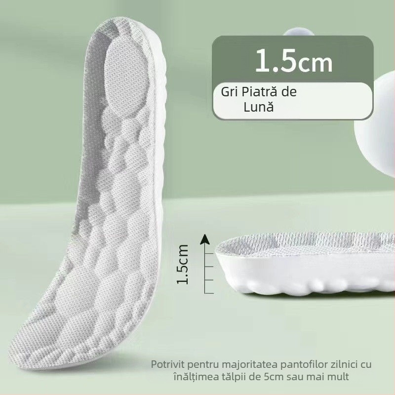 Brant interior sporit cu senzație de călcâi pe excremente, branț interior super moale pentru bărbați, cu absorbție a șocurilor, pernă de aer sport pentru femei, deodorant respirabil, en-gros