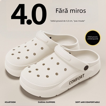 Pantofi de plajă antiderapanți pentru bărbați, vară, sport, respirabil, rezistent la miros, cu fund gros, sandale pentru bărbați