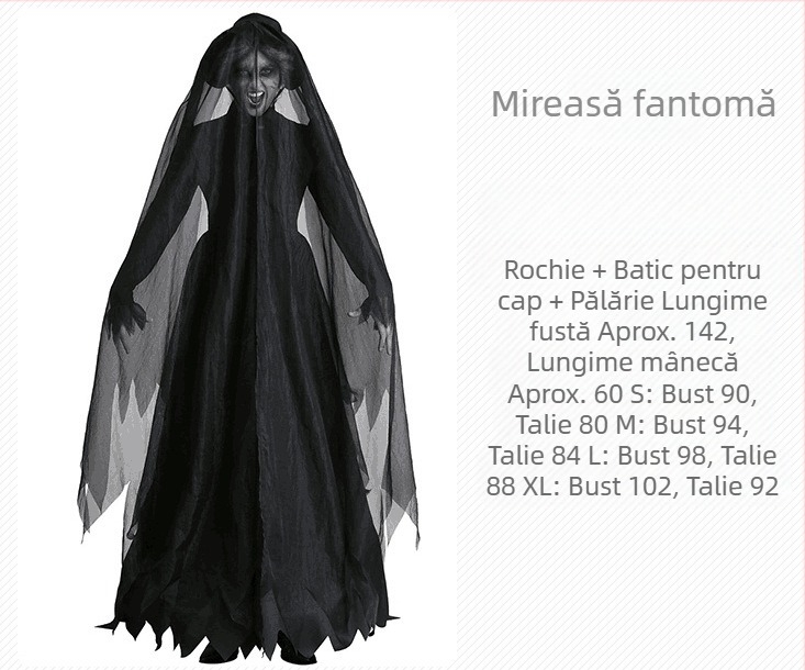 Costum de Halloween Cos Costum Vampir Vrăjitoare Diavol Costum Vampir Cosplay Rochie