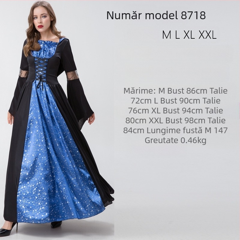 Costum de Halloween Cos Costum Vampir Vrăjitoare Diavol Costum Vampir Cosplay Rochie