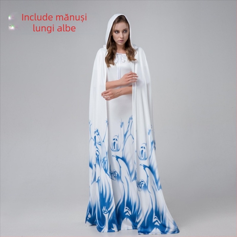 Costum de Halloween Cos Costum Vampir Vrăjitoare Diavol Costum Vampir Cosplay Rochie