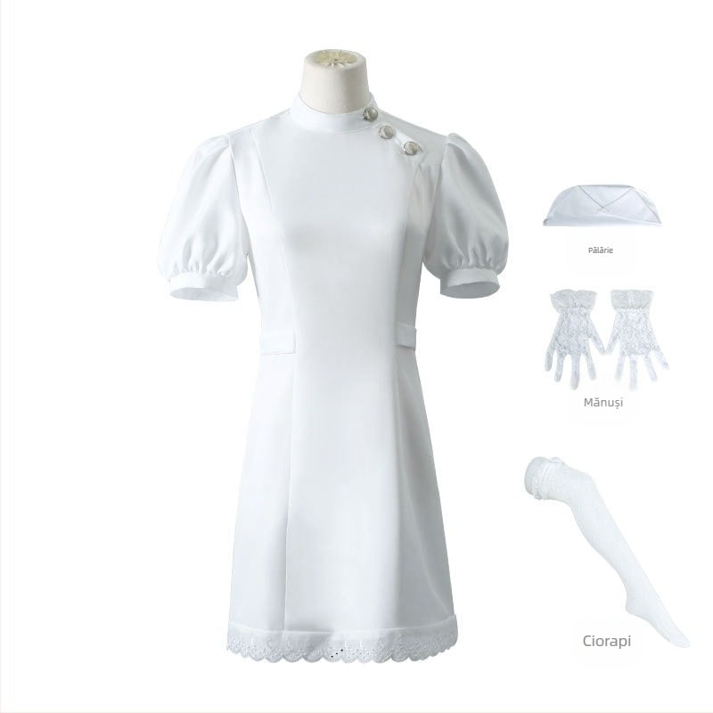 Mido Haines Doll Falling in Aikawa Uniformă de asistentă medicală Cos Costum Xidoikawa Dream Uniformă de asistentă medicală Cospaly Costum