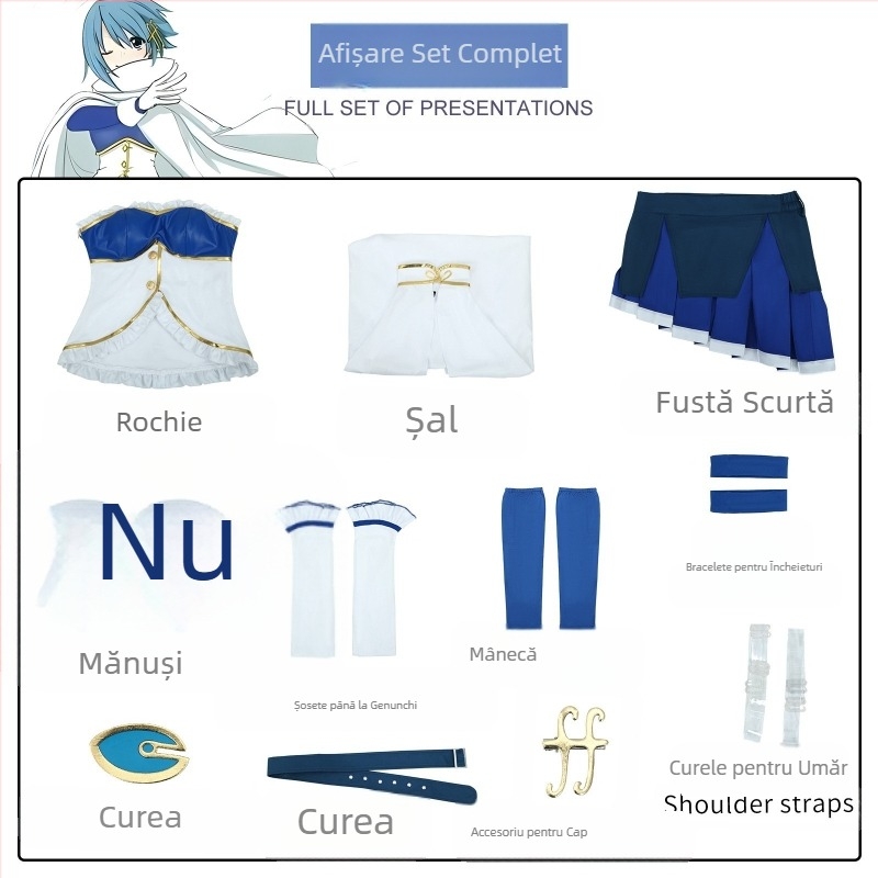 Costum Meishu Shayexiang Cos, costum rotund mic pentru fată magică, Meishu Shayexiang, costum de animație bidimensională pentru cosplay