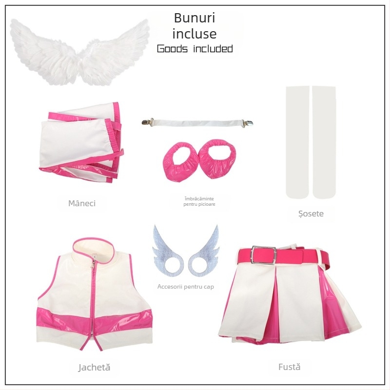 Tentația de 2,5 dimensiuni cosplay Portocaliu Frumusețe Floare Li Tian Nai Lili Sha cos Îmbrăcăminte Fată costum Second Dimension Femeie