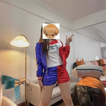 Costum de clovn pentru femei, adulți și copii, din Suicide Squad, Haley Quinn, noul costum