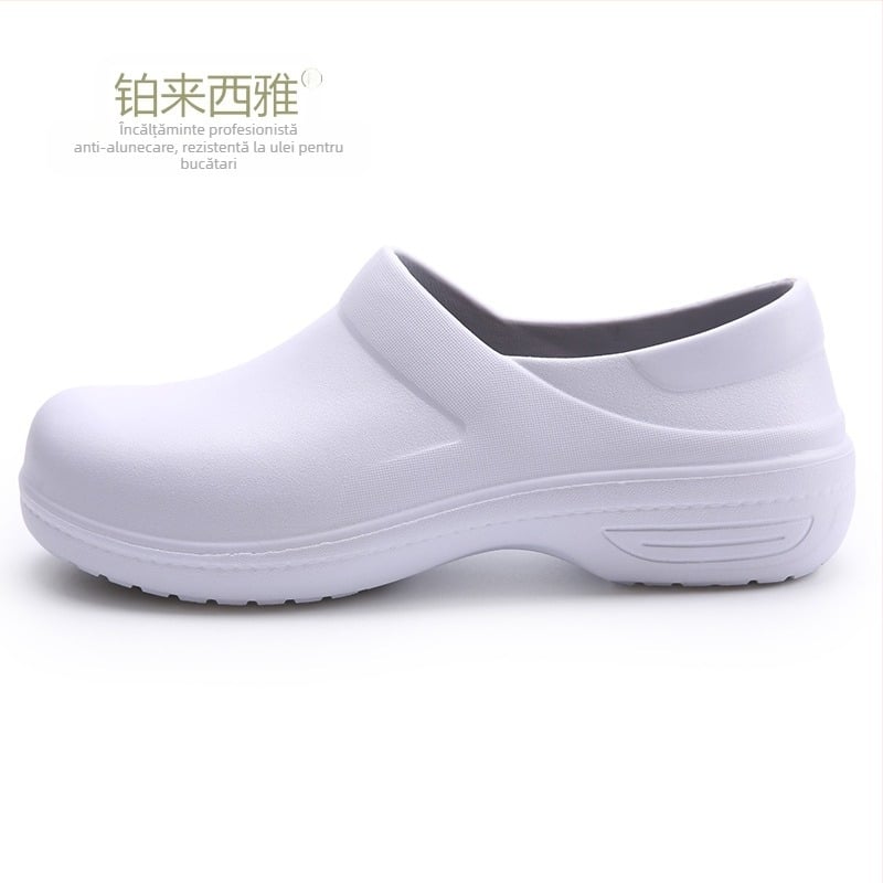 Pantofi de bucătar ușori și moi, pantofi antiderapanți, pantofi de lucru, pantofi de bucătărie rezistenți la ulei, impermeabili și rezistenți la uzură, pantofi de protecție a muncii pentru bărbați și femei 087