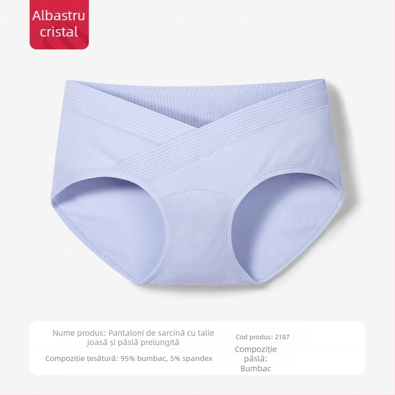 Lenjerie intimă maternă cu talie joasă, alungită în zona între picioare, din bumbac, pentru femei, pentru sarcină la mijlocul-sfârșitul anilor '80, reglabilă, mărime plus, cu suport special pentru abdomen