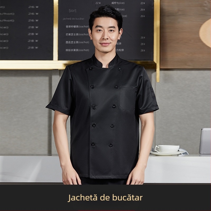 Adăugați îngrășământ pentru a mări salopeta de bucătar de toamnă și de iarnă, cu mânecă lungă groasă, pentru catering, dimensiune extra mare, 300 kg, iarnă