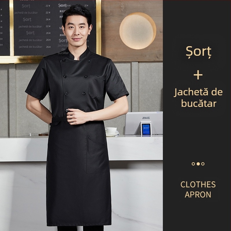 Adăugați îngrășământ pentru a mări salopeta de bucătar de toamnă și de iarnă, cu mânecă lungă groasă, pentru catering, dimensiune extra mare, 300 kg, iarnă