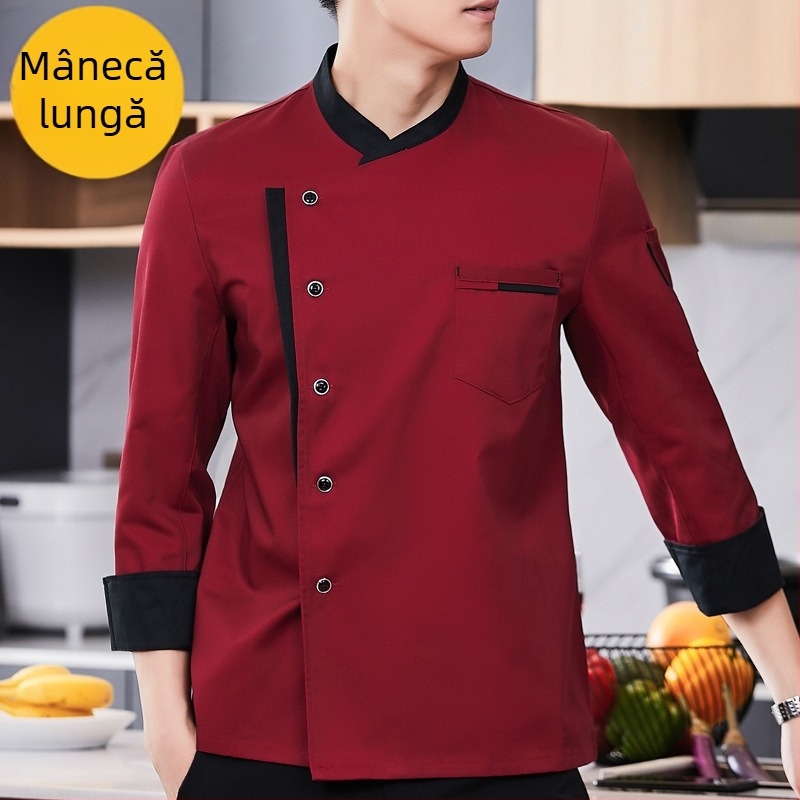 Bucătărie Bucătărie restaurant bucătar haine de lucru bărbați și femei mânecă lungă mânecă scurtă hotel cantină restaurant bucătar haine primăvară și toamnă vară