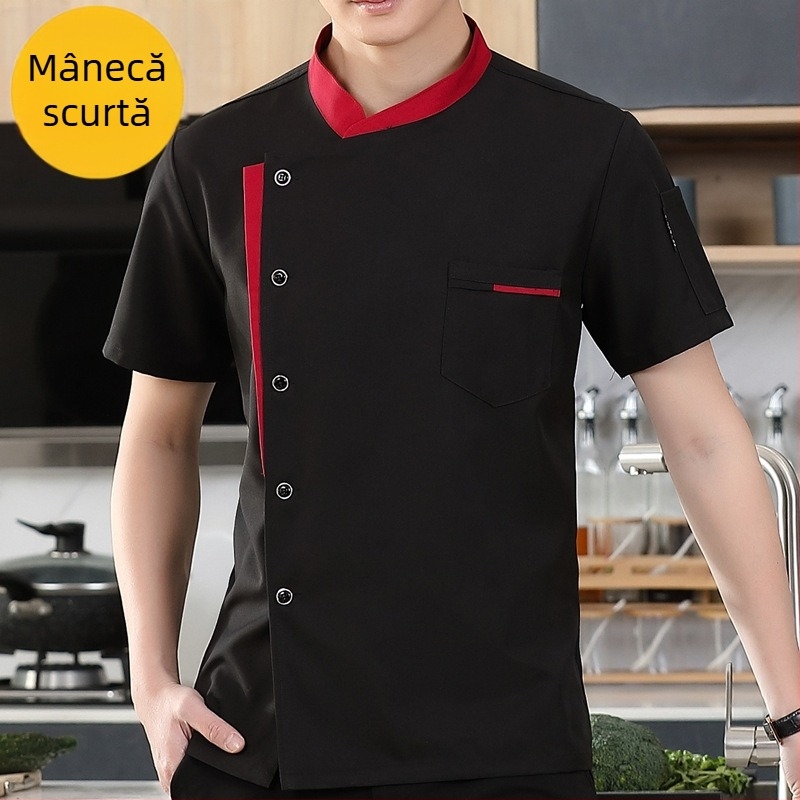 Bucătărie Bucătărie restaurant bucătar haine de lucru bărbați și femei mânecă lungă mânecă scurtă hotel cantină restaurant bucătar haine primăvară și toamnă vară