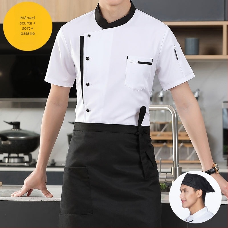 Bucătărie Bucătărie restaurant bucătar haine de lucru bărbați și femei mânecă lungă mânecă scurtă hotel cantină restaurant bucătar haine primăvară și toamnă vară