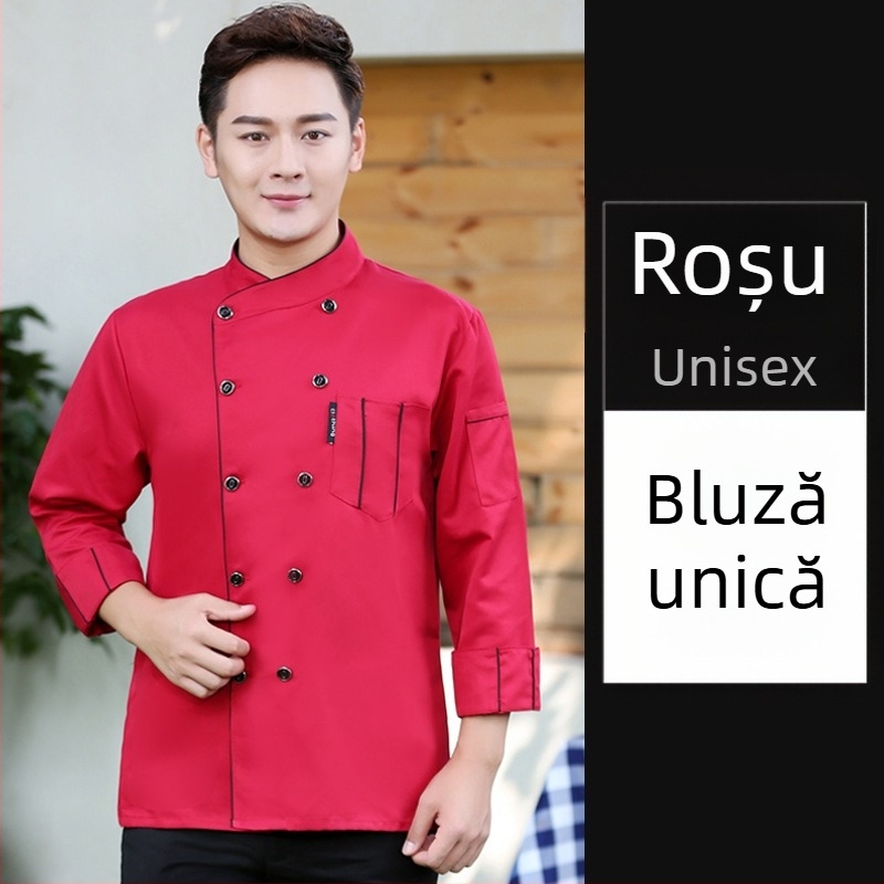 Haine de bucătar pentru catering, cu mânecă scurtă, pentru bărbați și femei, pentru restaurant, hotel, bucătărie, bucătărie, haine de lucru pentru bucătar, haine de vară