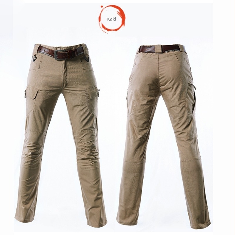 Pantaloni de trening pentru bărbați și femei Long City Commuter IX7, extensibili în aer liber, cu buzunare multiple, drepți, impermeabili, en-gros