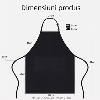 Șorț de lucru transfrontalier, vânzare fierbinte, pentru grătar, poliester, bumbac, imprimabil, logo, bucătar, bărbat și femeie, șorț impermeabil și rezistent la ulei