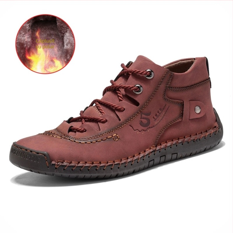 Cizme de iarnă noi de la Spot, cizme Martin de la mijlocul anilor '50, cizme scurte de mărime mare pentru bărbați, cizme casual lucrate manual pentru bărbați