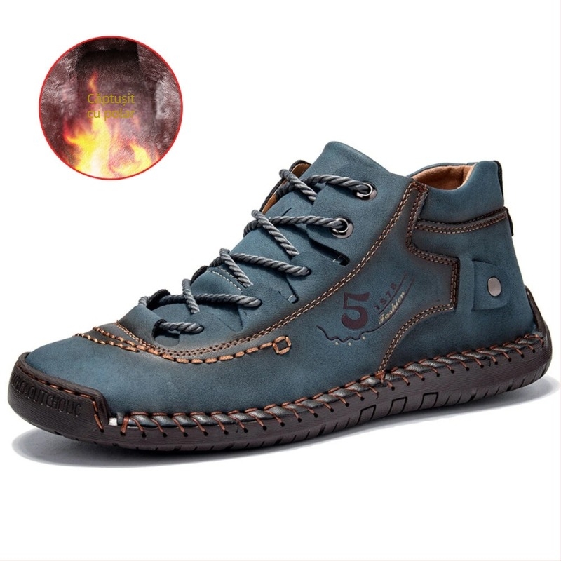 Cizme de iarnă noi de la Spot, cizme Martin de la mijlocul anilor '50, cizme scurte de mărime mare pentru bărbați, cizme casual lucrate manual pentru bărbați