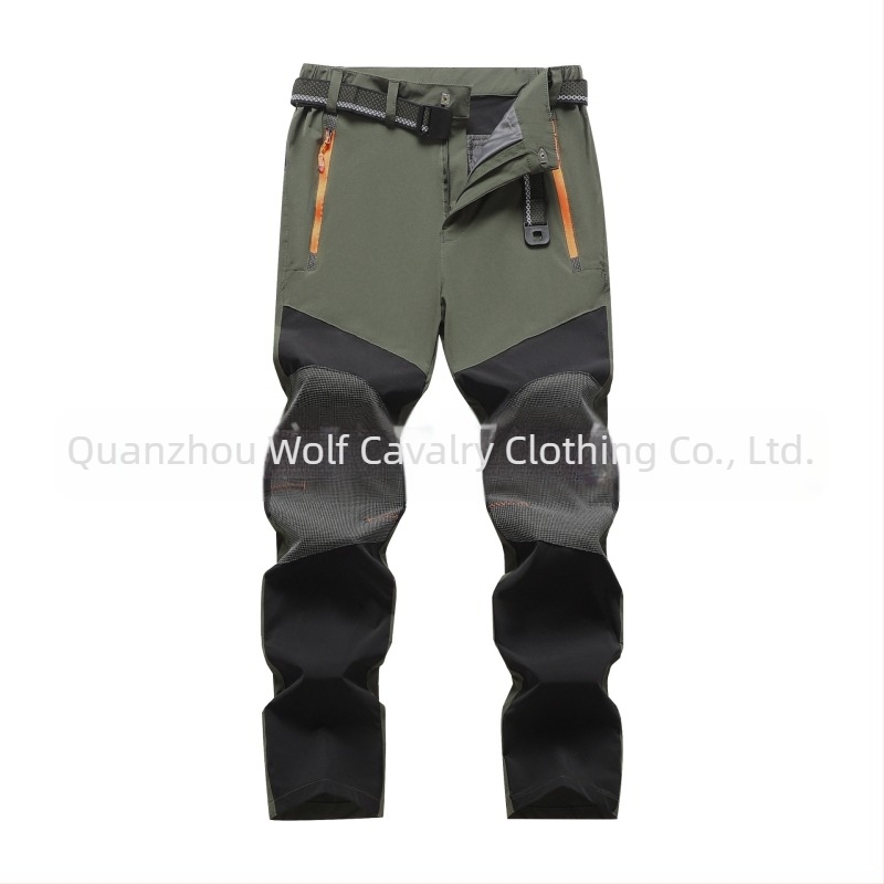 Pantaloni elastici cu uscare rapidă pentru sporturi în aer liber pentru bărbați, pantaloni subțiri de drumeție de primăvară și de vară pentru femei, pantaloni largi de drumeție, en-gros transfrontalieri