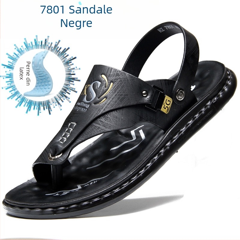 Sandale pentru bărbați, vară, talpă moale, antiderapantă, pantofi de plajă, 2023, noi, flip-flops, sandale casual, uz exterior