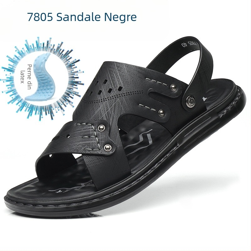 Sandale pentru bărbați, vară, talpă moale, antiderapantă, pantofi de plajă, 2023, noi, flip-flops, sandale casual, uz exterior