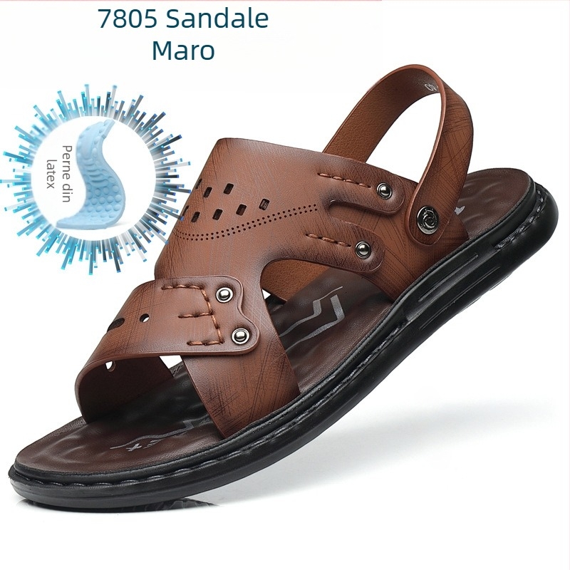 Sandale pentru bărbați, vară, talpă moale, antiderapantă, pantofi de plajă, 2023, noi, flip-flops, sandale casual, uz exterior