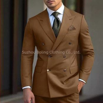 Costum nou Amazon pentru bărbați, costum casual de afaceri, costum pentru bărbați, rochie din două piese, costum de bal pentru cină