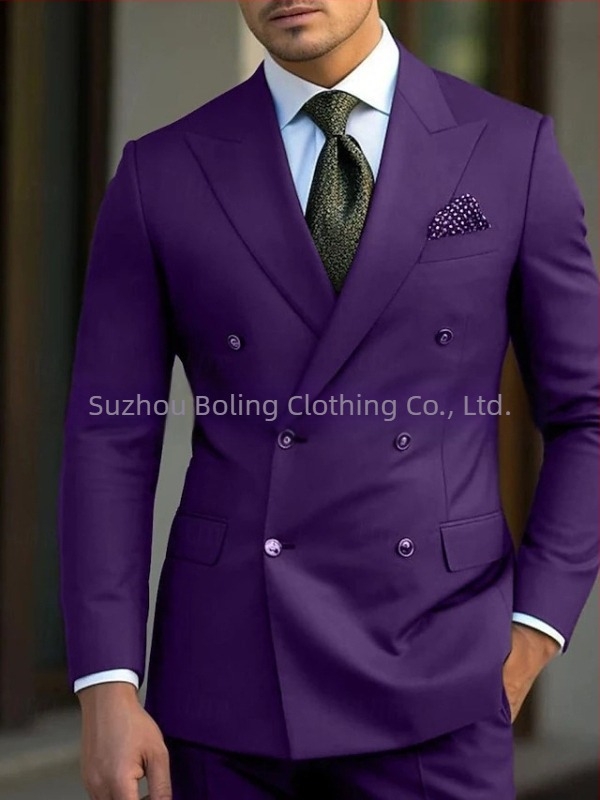 Costum nou Amazon pentru bărbați, costum casual de afaceri, costum pentru bărbați, rochie din două piese, costum de bal pentru cină