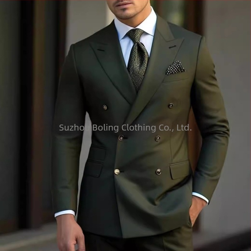 Costum nou Amazon pentru bărbați, costum casual de afaceri, costum pentru bărbați, rochie din două piese, costum de bal pentru cină