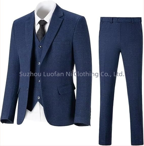 Costum de mireasă Amazon pentru bărbați, model herringbone, slim fit, din trei piese, cadou de nuntă pentru bărbați, pentru serviciu și timp liber