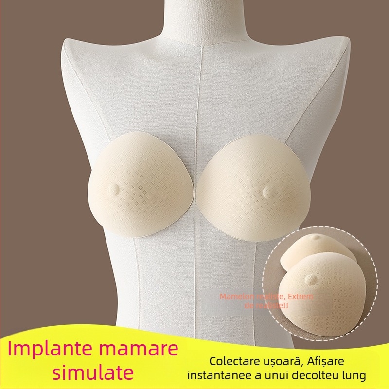 Sutien proteză mamară după mastectomie, simulare lenjerie intimă specială pentru sâni falși, tampon fals pentru sâni, fără aderență, indiferent de stânga și dreapta