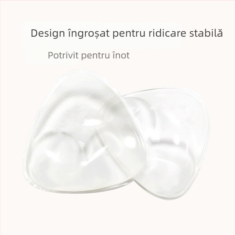 Costume de baie bikini silicon piept pad inserție îngroșată push-up piept-revelație mare înot piept mic sling femei vestă lenjerie intimă pad