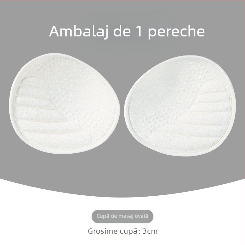 Vestă sport pentru femei, cupă split, universală, din latex, mărită, pentru piept, tampoane, extra groase, fără sudură, lenjerie intimă