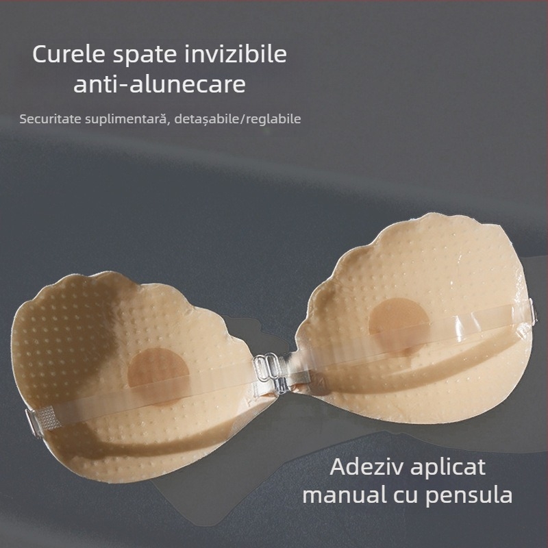 Autocolant invizibil pentru piept, dantelă, pentru rochie de mireasă pentru femei, sutien push-up, piept mic, subțire, piept mare, lenjerie intimă de vară