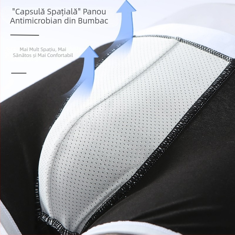 Lenjerie intimă personalizată pentru bărbați, boxer din bumbac, sport, respirabil, antibacterian, talie medie, nou, lejer, la modă, stil de toamnă și iarnă pentru studenți