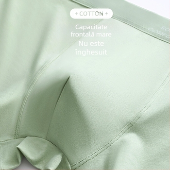 Lenjerie intimă pentru femei Yalu, boxeri din bumbac pentru bărbați, pantaloni scurți din bumbac, antibacterieni, absorbanți de transpirație, mărime plus