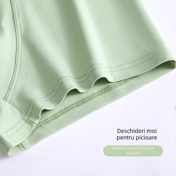 Lenjerie intimă pentru femei Yalu, boxeri din bumbac pentru bărbați, pantaloni scurți din bumbac, antibacterieni, absorbanți de transpirație, mărime plus