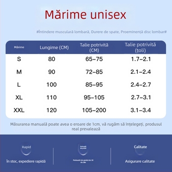 Centură sport pentru bărbați și femei, centură abdominală respirabilă pentru fitness, hernie de disc lombară, întindere, suport pentru talie, suport lombar