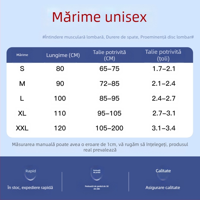 Centură sport pentru bărbați și femei, centură abdominală respirabilă pentru fitness, hernie de disc lombară, întindere, suport pentru talie, suport lombar